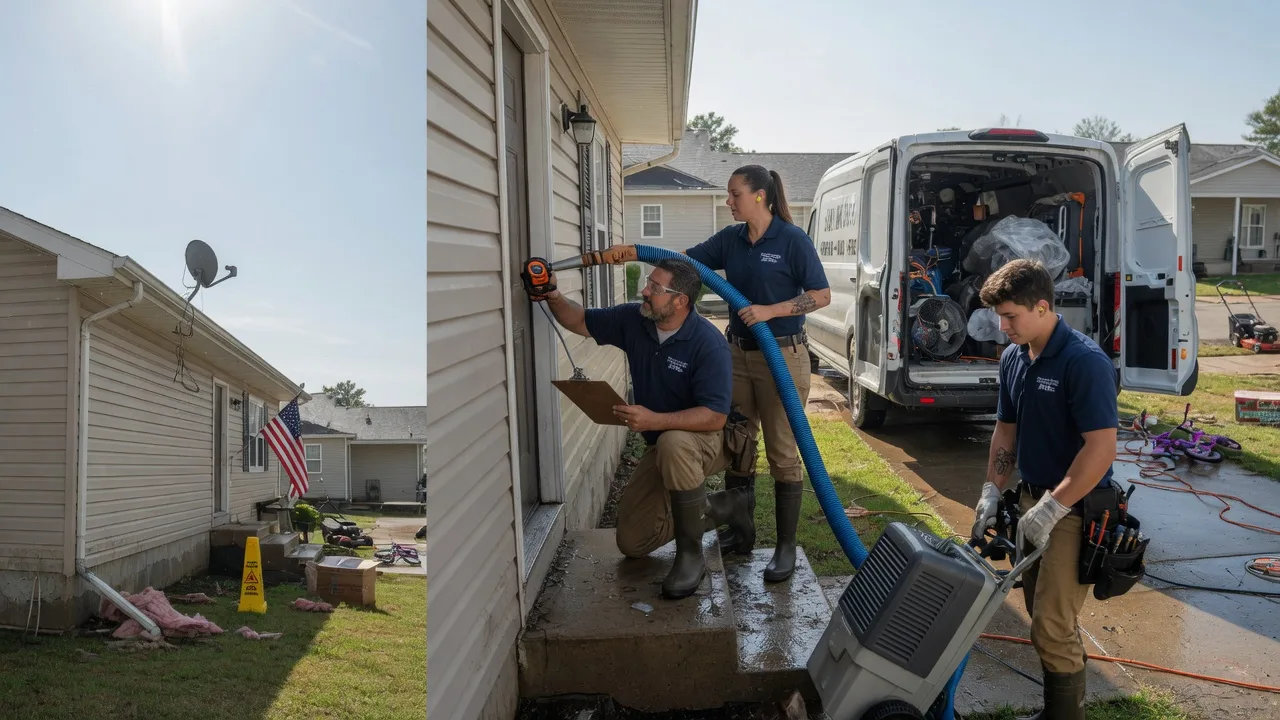 Ceiling Water Damage Restoration in Mora, LA near me